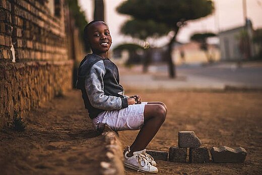enfant souriant en afrique