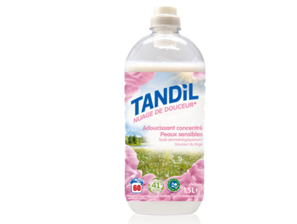 Adoucissant liquide nuage de douceur TANDIL de Aldi